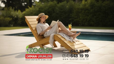 Ahşap Şezlong