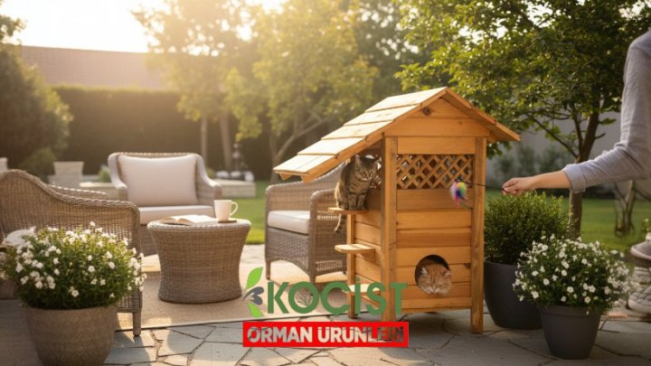 Ahsap-kedi-oyun-evi Model 1 - Görsel 3