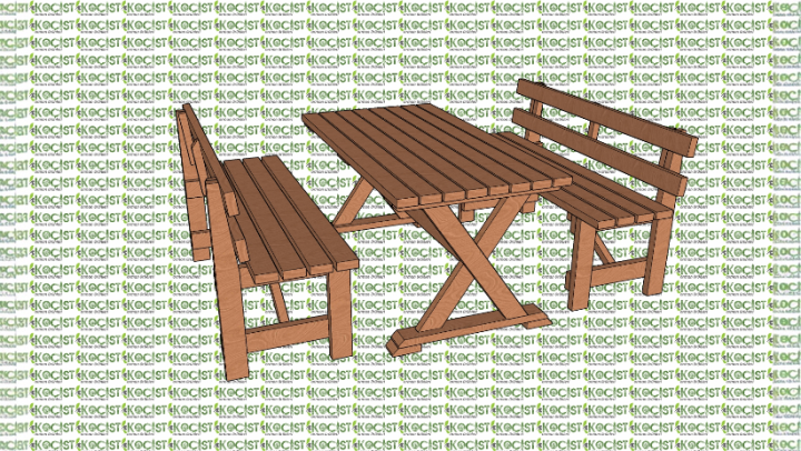 Piknik-takimi-yaslanmali-6-kisilik Model 1 - Görsel 1